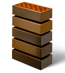 Кирпич лицевой керамический «Флеш-обжиг» пустотелый Евро 0.9 НФ