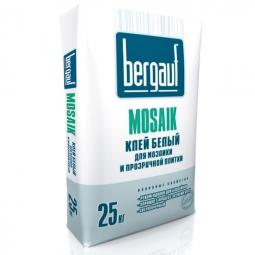 Клей Bergauf Mosaik для мозаики и прозрачной плитки 25кг