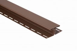 Планка соединительная Альта-Профиль Блокхаус Орех темный 3000