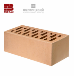 Кирпич лицевой керамический «Бежевый» «Меланж» пустотелый утолщенный