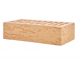 Кирпич лицевой керамический Солома «Рустик» пустотелый одинарный