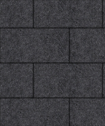 Тротуарная плитка Поревит Прямоугольник Мрамор Черный 80 мм 600х300