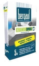 Клей Bergauf Keramik Express быстротвердеющий для плитки и керамогранита 5 кг