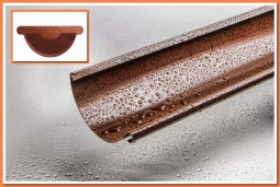 Желоб водосточный RAL8004 Медно-коричневый