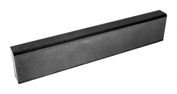 Бордюр тротуарный Берит Черный 1000х80х200 на сером цементе