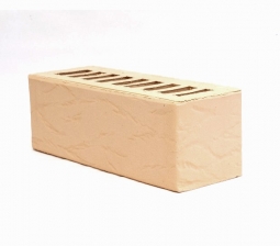 Кирпич лицевой керамический «Сахара» «Кора дерева» пустотелый Евро утолщенный