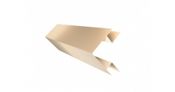 Угол наружный сложный Первая Кровельная «Бревно» 140х30х30 (полиэстер) 2м бежевый