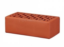 Кирпич лицевой керамический Красный пустотелый утолщенный