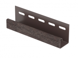 J-планка Ю-Пласт Stone-House Кирпич коричневый