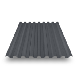 Профнастил С-21 Vimatt двухсторонний RAL 7024 мокрый асфальт 0,45 мм