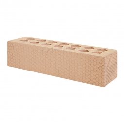 Кирпич лицевой керамический «Светлый» «Мелкий Галечник» пустотелый Евро одинарный