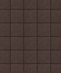 Тротуарная плитка Поревит Квадрат Гранит Коричневый 200х200х60 мм