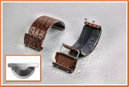 Соединитель желоба Nika D125 Цинк