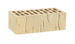 Кирпич лицевой керамический Солома «Скала» пустотелый полуторный