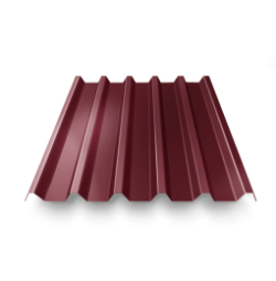 Профнастил С-44 RAL 3005 красное вино 0,5 мм