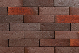 Кирпич лицевой керамический Тайга «Антрацит» «Магма» пустотелый одинарный