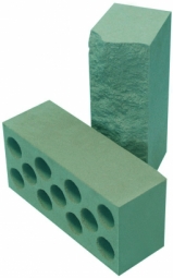 Кирпич лицевой силикатный Фито рустированный полнотелый утолщенный