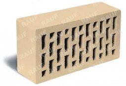 Кирпич лицевой керамический «Слоновая кость» пустотелый одинарный