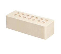 Кирпич лицевой керамический «Белый» пустотелый Евро 0.96НФ