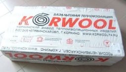 Минераловатный утеплитель Korwool Лайт 40 1200х600х50 мм / 6 шт.