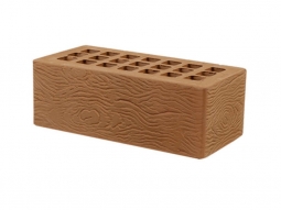 Кирпич лицевой керамический «Крафт» «Дерево» пустотелый утолщенный