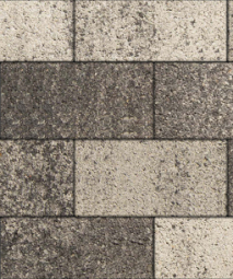 Тротуарная плитка Поревит Прямоугольник Антрацит 600х300х80 мм