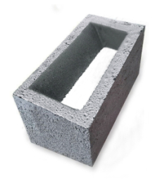 Керамзитоблок вентиляционный однопустотный 440х220х160 мм М-75