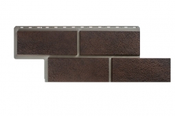 Фасадная панель Альта-Профиль Камень Неаполитанский Коричневый