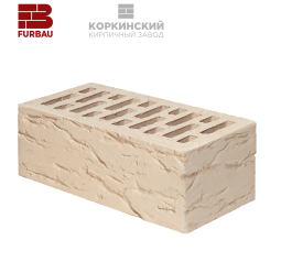 Кирпич лицевой керамический «Сливки» «Рустика Меланж» пустотелый утолщенный