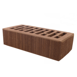 Кирпич лицевой керамический «Коричневый» «Бархат» пустотелый одинарный