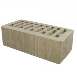 Кирпич лицевой керамический «Латте» «Бархат» пустотелый утолщенный