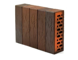 Кирпич лицевой керамический «Баварская кладка» «Мюнхен» Рустикатор пустотелый Евро 0,7НФ