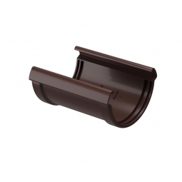 Соединитель желобов Docke Lux Шоколад