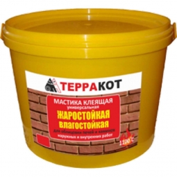Мастика Терракот жаростойкая 5 кг