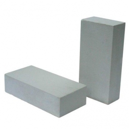 Кирпич лицевой силикатный Светло-серый полнотелый одинарный