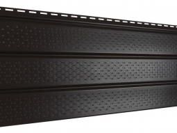 Софит Ю-Пласт Pro Коричневый с полной перфорацией