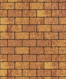 Тротуарная плитка Поревит Прямоугольник Гранит Каир 200х100х80 мм