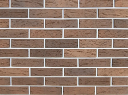 Кирпич лицевой клинкерный «Коричневый» «Рустик» полнотелый одинарный
