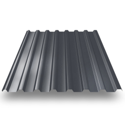 Профнастил МП-20 окрашенный с 2-х сторон RAL 7024 мокрый асфальт 0,45 мм