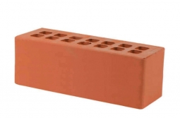 Кирпич лицевой керамический «Красный» пустотелый Евро 0.96НФ