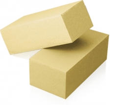 Кирпич лицевой силикатный Желтый полнотелый утолщенный