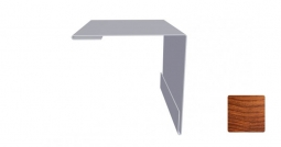 Угол наружный Первая Кровельная 50х50 (декоративно-полимерное покрытие) 2м под светлое дерево