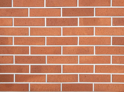 Кирпич лицевой клинкерный «Красный» «Каре» полнотелый одинарный