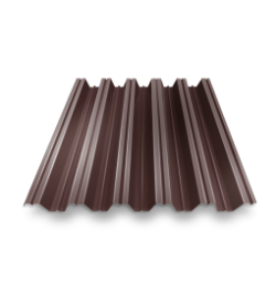 Профнастил HC-35 RAL 8017 шоколад 0.5 мм