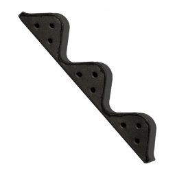 Заполнитель карниза Ондулин 85x1.5 см серый