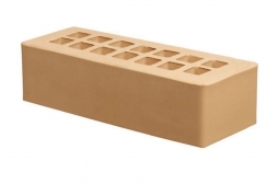 Кирпич лицевой керамический «Медовый» пустотелый Евро 0.7НФ