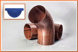 Колено трубы Nika RAL5005 Синий