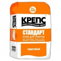 Клей для плитки Крепс Стандарт 25кг