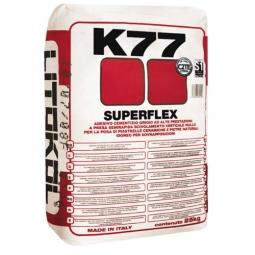 Клей Litokol SUPERFLEX K77 для керамогранита для наружных и внутренних работ 25 кг