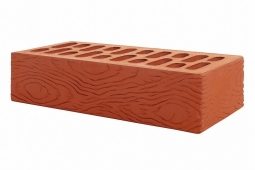 Кирпич лицевой керамический Красный «Ясень» пустотелый одинарный